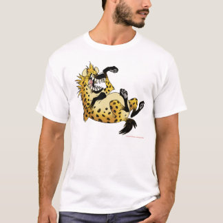漫画の笑うハイエナTシャツ Tシャツ
