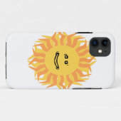 漫画の笑顔サングラフィック変更可能なカラーBG Case-Mate iPhoneケース (裏面(横))