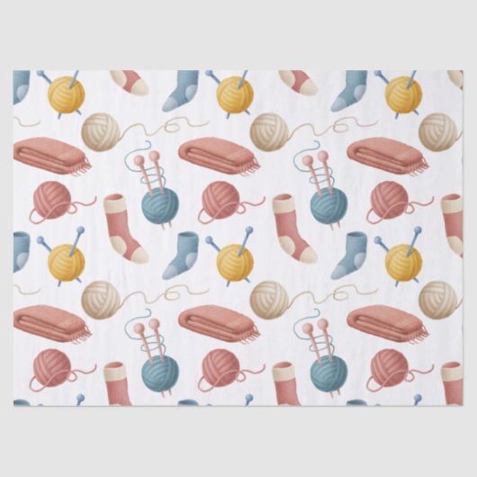 漫画の糸、毛布、ソックスデコパージュ 薄葉紙 (正面)