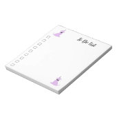 漫画の紫色の犬Pig犬を行うにはメモ帳 ノートパッド (回転)