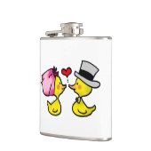 漫画の結婚式はカップルを引込めます フラスク (左)