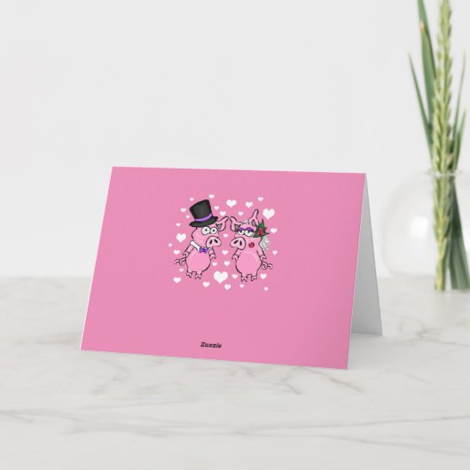 『漫画の結婚豚』 カード (裏面)