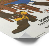 漫画の編集されていないヴィンテージ写真の古い美的な写真 ポスター (角)