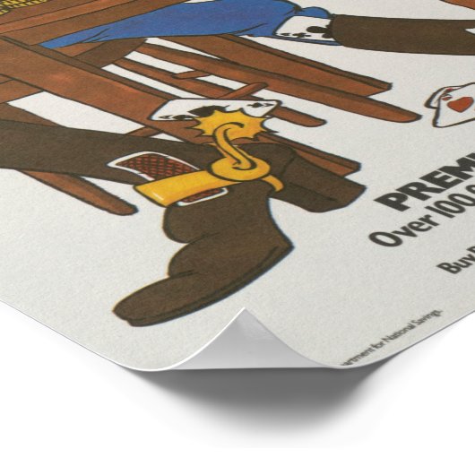 漫画の編集されていないヴィンテージ写真の古い美的な写真 ポスター (角)