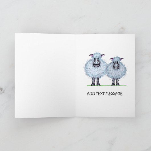 漫画の羊 カード (内部)