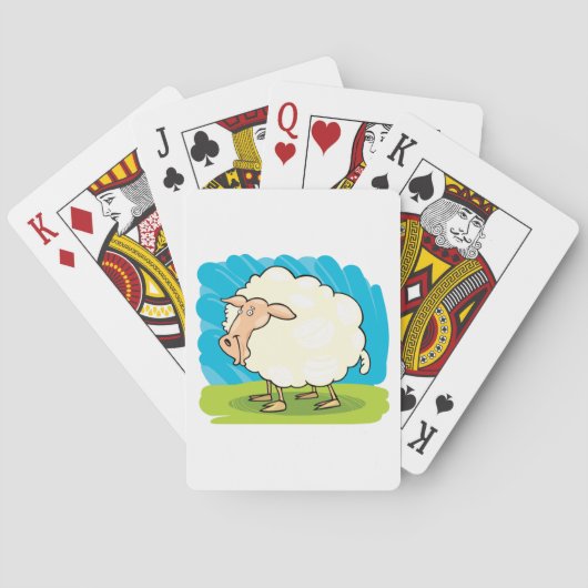 漫画の羊 トランプ (裏面)