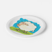 漫画の羊 ペーパープレート (アングル)