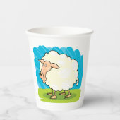 漫画の羊 紙コップ (正面)