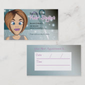 漫画の美容師 予約カード (正面/裏面)