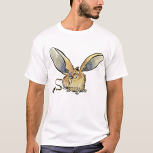 漫画の耳が長いJerboaのTシャツ Tシャツ
