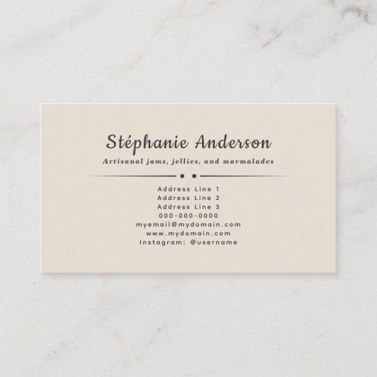 漫画の職人のジャム 名刺 (裏面)