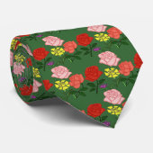 漫画の花のタイ ネクタイ (ロール)
