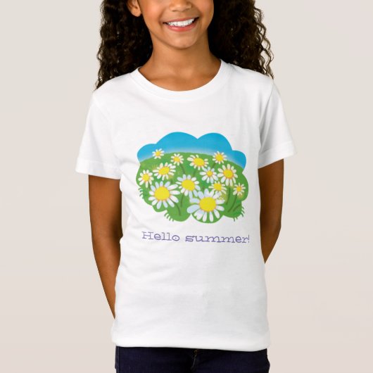 漫画の花のデイジー Tシャツ (正面)