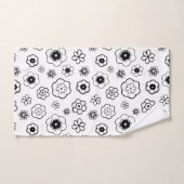 漫画の花のバスタオル バスタオルセット (ハンドタオル)