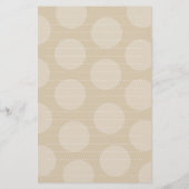 漫画の茶色のクマの子供たちドットありがとう 便箋 (裏面)