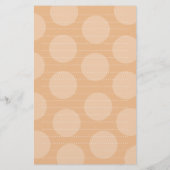 漫画の茶色の猿の子供たちドットありがとう 便箋 (裏面)