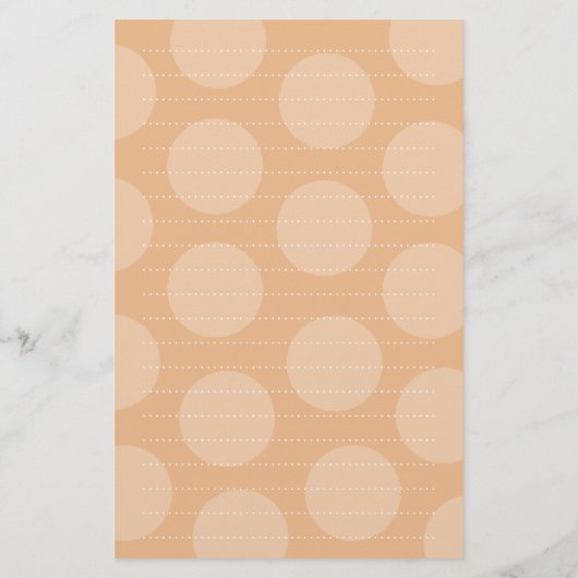 漫画の茶色の猿の子供たちドットありがとう 便箋 (裏面)