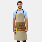 漫画の荷物 エプロン (着用した状態)