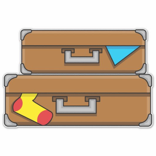 漫画の荷物 シール (正面)