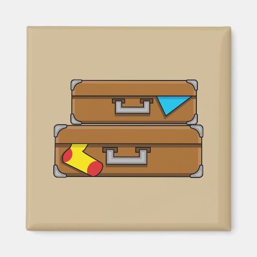 漫画の荷物 マグネット (正面)