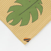 漫画の虎：明るい子供のパターン。 フリースブランケット (角)