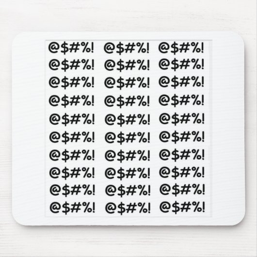 漫画の虚辞 マウスパッド (正面)