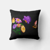 漫画の蝶と花アメリカのMoJo クッション (裏面)
