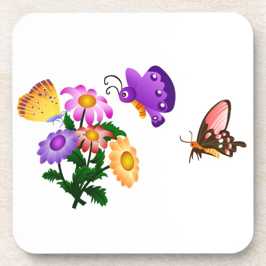 漫画の蝶 コースター (正面)