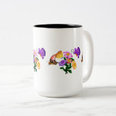 漫画の蝶 ツートーンマグカップ (正面右)