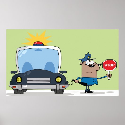 漫画の警察官 ポスター (正面)