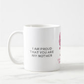 漫画の豚の母の日 コーヒーマグカップ (左)