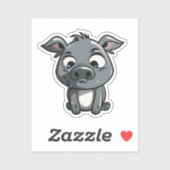 漫画の豚 シール (シート)