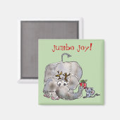 漫画の象のマウス磁石 マグネット (正面/裏面)