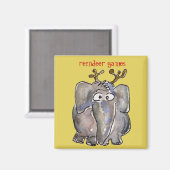 漫画の象の磁石 マグネット (正面/裏面)