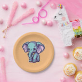 漫画の象 ペーパープレート (パーティー)