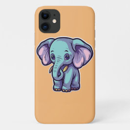 漫画の象 iPhone 11 ケース