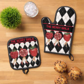 漫画の赤い果実レディース – ザ・ベリーガール 鍋つかみ&鍋敷きセット (トップダウン)