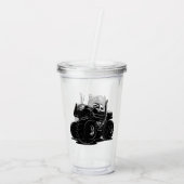 漫画の車 アクリルタンブラー (裏面)