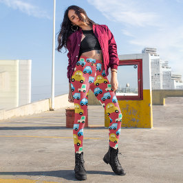 漫画の車 カプリレギンス