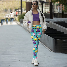 漫画の車 カプリレギンス