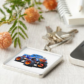 漫画の車 キーホルダー (側面)