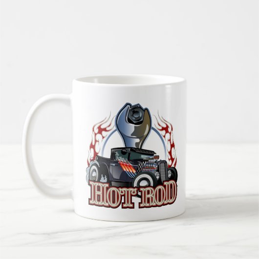 漫画の車 コーヒーマグカップ (左)