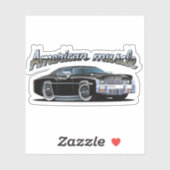 漫画の車 シール (シート)