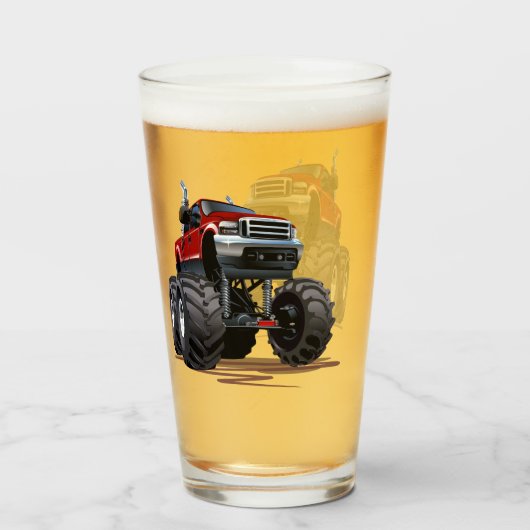 漫画の車 タンブラーグラス (ドリンク裏面)