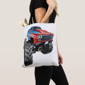 漫画の車 トートバッグ (クローズアップ)