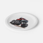 漫画の車 ペーパープレート (アングル)