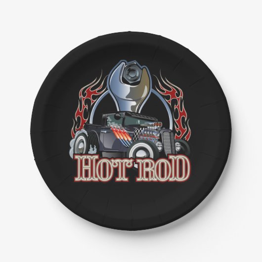 漫画の車 ペーパープレート (正面)