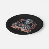 漫画の車 ペーパープレート (アングル)