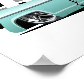 漫画の車 ポスター (角)