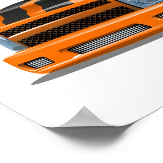 漫画の車 ポスター (角)